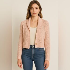 CAbi Blush Pink Cardigan Sweater